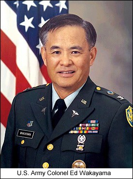 US Army Colonel Ed Wakayama