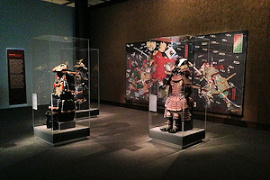 Three Samurai Wearing Majestic Suits of Armor
