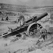 British Artillery Attack
