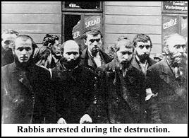 Rabbis arrested during the destruction