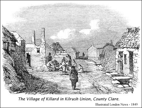 The village of Killard in Kilrush, County Clare.