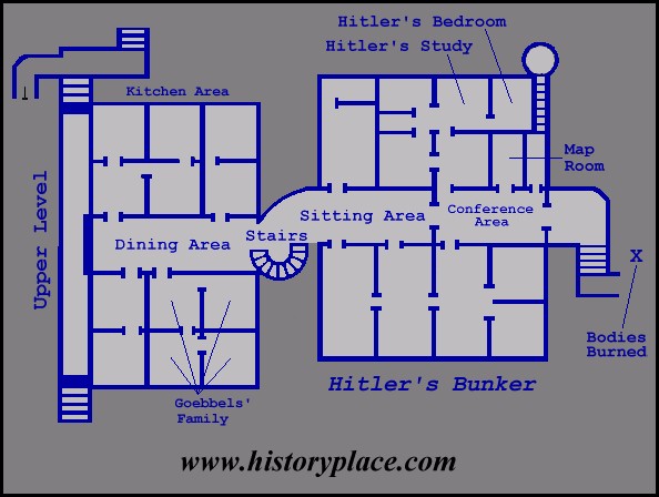 Hitlers Bunker Map